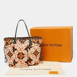 Pre Owned Louis Vuitton Multicolor Giant Monogram Canvas Limited Edition Crafty Neverfull NM MM Bag