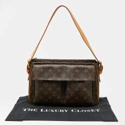 مملوكة مسبقًا حقيبة لوي فيتون فيفا سيت كانفاس مونوغرامي متوسطة