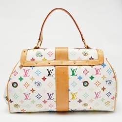 Louis Vuitton White Monogram Multicolore Canvas Murakami Eye Love You Bag