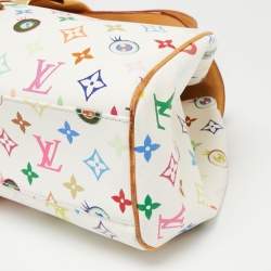 Louis Vuitton White Monogram Multicolore Canvas Murakami Eye Love You Bag