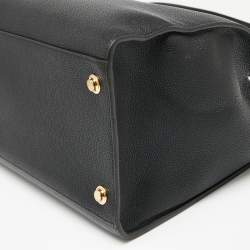 مملوكة مسبقًا Louis Vuitton Black Leather City Steamer MM Bag