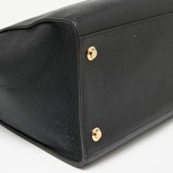 مملوكة مسبقًا Louis Vuitton Black Leather City Steamer MM Bag