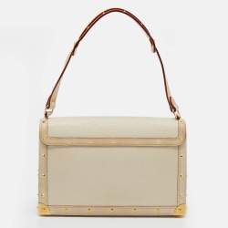 مملوكة مسبقًا Louis Vuitton White Suhali Leather L'Aimable Bag