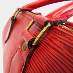 مملوكة مسبقًا Louis Vuitton Red Epi Leather Speedy 25 Satchel Bag 