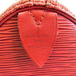 مملوكة مسبقًا Louis Vuitton Red Epi Leather Speedy 25 Satchel Bag 