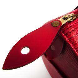 مملوكة مسبقًا Louis Vuitton Red Epi Leather Speedy 25 Satchel Bag 