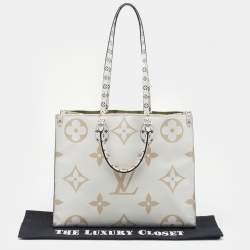 Pre Owned Louis Vuitton Multicolor Monogram Giant Canvas Onthego GM Bag