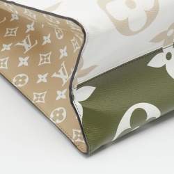 Pre Owned Louis Vuitton Multicolor Monogram Giant Canvas Onthego GM Bag