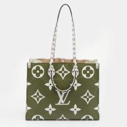 Pre Owned Louis Vuitton Multicolor Monogram Giant Canvas Onthego GM Bag