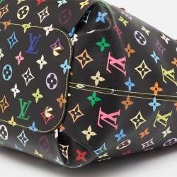 Louis Vuitton Black Monogram Multicolore Canvas Annie GM Bag 