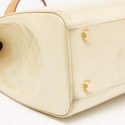 Pre Owned حقيبة لوي فيتون بريا فيرنيه مونوغرامي أبيض مرجاني متوسطة