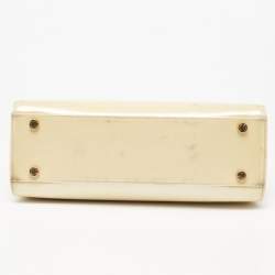 Pre Owned حقيبة لوي فيتون بريا فيرنيه مونوغرامي أبيض مرجاني متوسطة