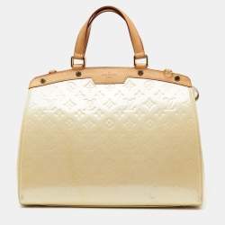 Louis Vuitton Blanc Corail Monogram Vernis Brea mm Bag