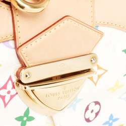 مملوكة مسبقًا Louis Vuitton White Multicolor Monogram Canvas Ursula Bag