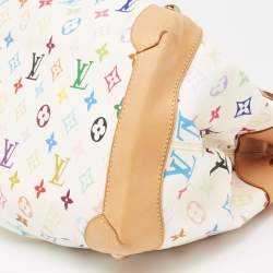 مملوكة مسبقًا Louis Vuitton White Multicolor Monogram Canvas Ursula Bag