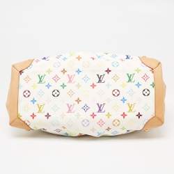 مملوكة مسبقًا Louis Vuitton White Multicolor Monogram Canvas Ursula Bag