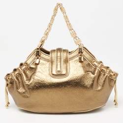 Pre Owned حقيبة لوي فيتون ثيندا جلد مونوغرامي ميتالك أخضر متوسطة