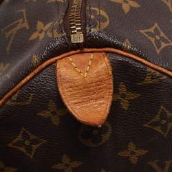 Pre Owned Louis Vuitton Monogram Canvas Speedy 35 Bag