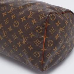 Pre Owned Louis Vuitton Monogram Canvas Speedy 35 Bag