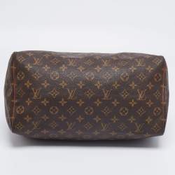 Pre Owned Louis Vuitton Monogram Canvas Speedy 35 Bag