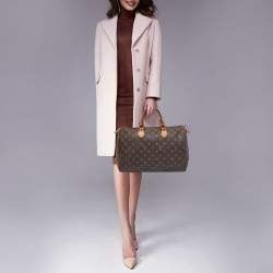 Pre Owned Louis Vuitton Monogram Canvas Speedy 35 Bag