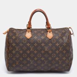 Pre Owned Louis Vuitton Monogram Canvas Speedy 35 Bag