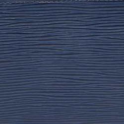 مملوكة مسبقًا محفظة لوي فيتون زيبي جلد إيبي أزرق كحلي