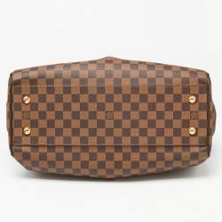 Pre Owned Louis Vuitton Damier Ebene Canvas Trevi GM Bag