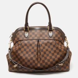 Pre Owned Louis Vuitton Damier Ebene Canvas Trevi GM Bag