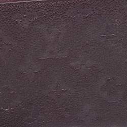 مملوكة مسبقًا Louis Vuitton Cassis Monogram Empreinte Leather Zippy Wallet
