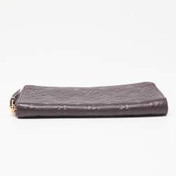 مملوكة مسبقًا Louis Vuitton Cassis Monogram Empreinte Leather Zippy Wallet
