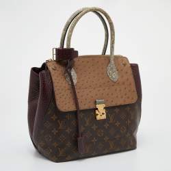 Pre Owned Louis Vuitton Exotique Monogram Limited Edition Majestueux MM Bag