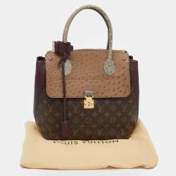 Pre Owned Louis Vuitton Exotique Monogram Limited Edition Majestueux MM Bag