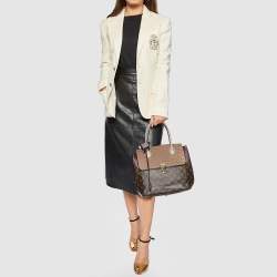 Pre Owned Louis Vuitton Exotique Monogram Limited Edition Majestueux MM Bag