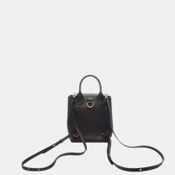 مملوكة مسبقًا Louis Vuitton Black Grained Calf Leather Lockme Backpack 