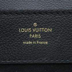 مملوكة مسبقًا Louis Vuitton Black Grained Calf Leather Lockme Backpack 