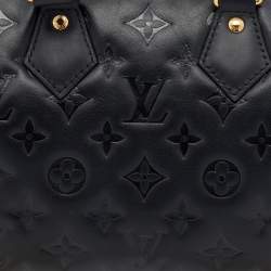 مملوكة مسبقًا Louis Vuitton Black Empreinte Leather Speedy Bandouliere 22 Bag