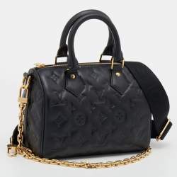 مملوكة مسبقًا Louis Vuitton Black Empreinte Leather Speedy Bandouliere 22 Bag