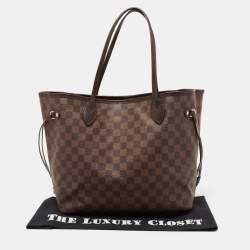 Louis Vuitton Damier Ebene Canvas Neverfull MM Bag