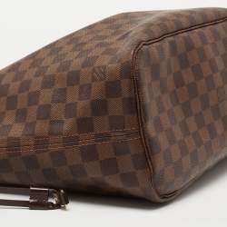 Louis Vuitton Damier Ebene Canvas Neverfull MM Bag
