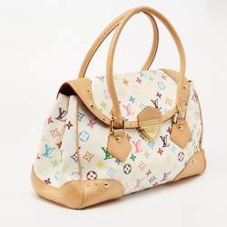 مملوكة مسبقًا حقيبة لوي فيتون بيفيرلي كانفاس مونوغرامي متعدد الألوان أبيض كبيرة