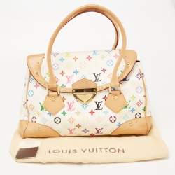 مملوكة مسبقًا حقيبة لوي فيتون بيفيرلي كانفاس مونوغرامي متعدد الألوان أبيض كبيرة