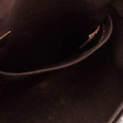 مملوكة مسبقًا حقيبة لوي فيتون باسادينا جلد لامع مونوغرامي عنابي