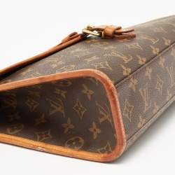 Pre Owned Louis Vuitton Monogram Canvas Beverly Briefcase PM Bag