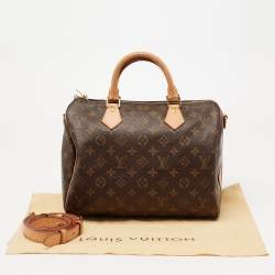Pre Owned Louis Vuitton Monogram Canvas Speedy Bandouliere 30 Bag