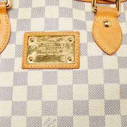 Pre Owned Louis Vuitton Damier Azur Canvas Hampstead PM Bag