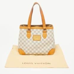 Pre Owned Louis Vuitton Damier Azur Canvas Hampstead PM Bag