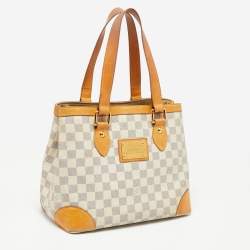 Pre Owned Louis Vuitton Damier Azur Canvas Hampstead PM Bag