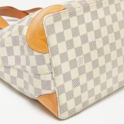 Pre Owned Louis Vuitton Damier Azur Canvas Hampstead PM Bag