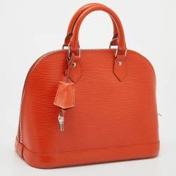 Pre Owned Louis Vuitton Piment Epi Leather Alma PM Bag